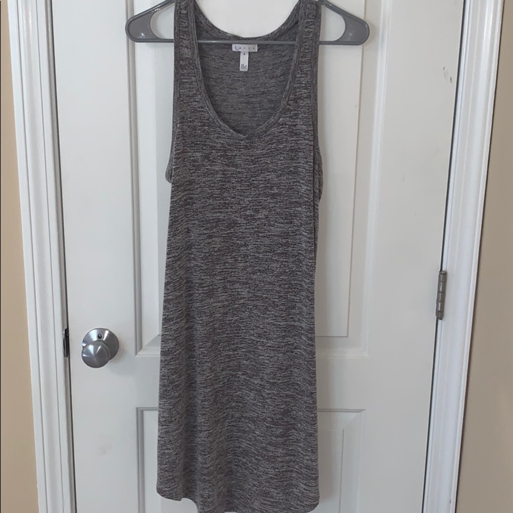 Leith Tank Shift Dress, Heathered Grey